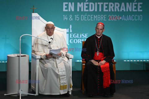 Papież Franciszek na Korsyce