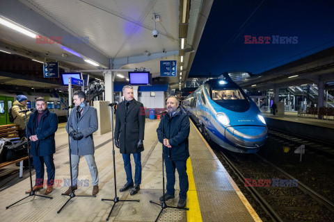 Pierwsze Pendolino Szczecin - Warszawa