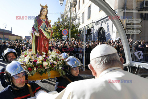 Papież Franciszek na Korsyce