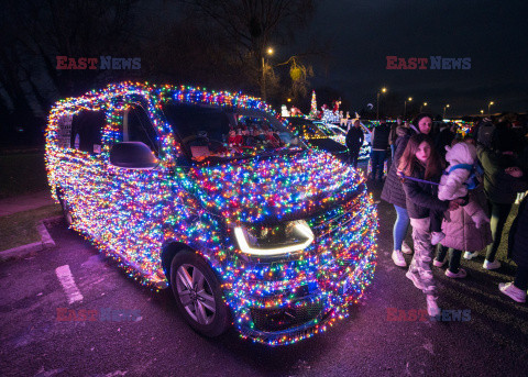 Zjazd świątecznych volkswagenów