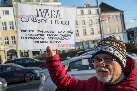 Protest Tak dla edukacji! Nie dla deprawacji! w Gdańsku