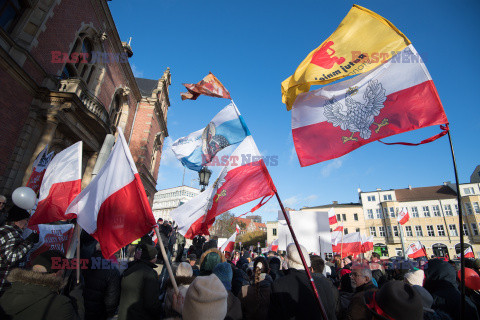 Protest Tak dla edukacji! Nie dla deprawacji! w Gdańsku