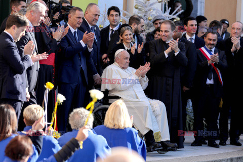 Papież Franciszek na Korsyce