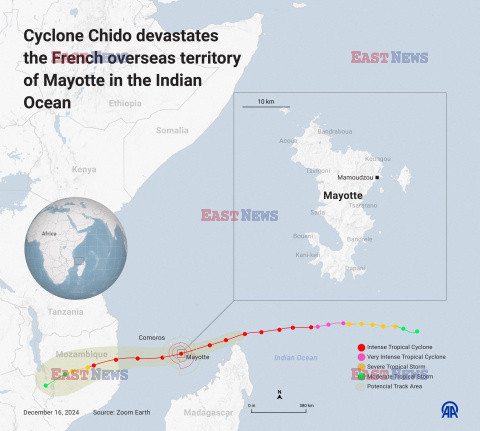 Cyklon Chido uderzył w Majottę