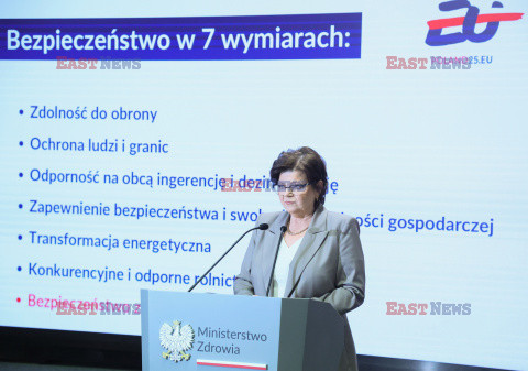 Ministerstwo Zdrowia o priorytetach zdrowotnych polskiej prezydencji