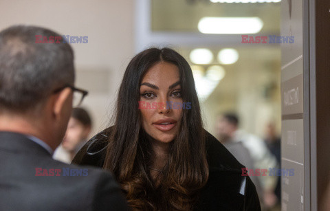 Madalina Ghenea w sądzie w Mediolanie