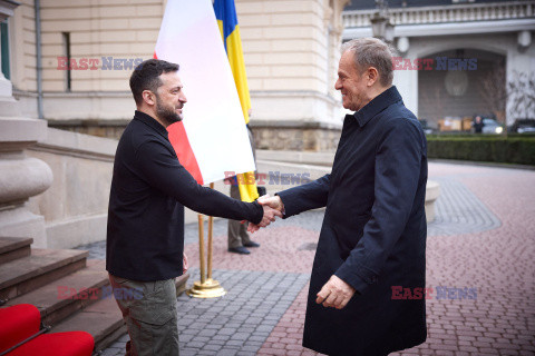 Spotkanie Tusk - Zelensky we Lwowie