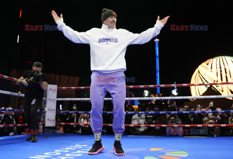 Pokazowy trening przed walką Fury - Usyk