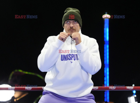 Pokazowy trening przed walką Fury - Usyk