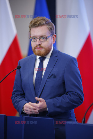 Konferencja wicepremiera i ministra cyfryzacji Krzysztofa Gawkowskiego