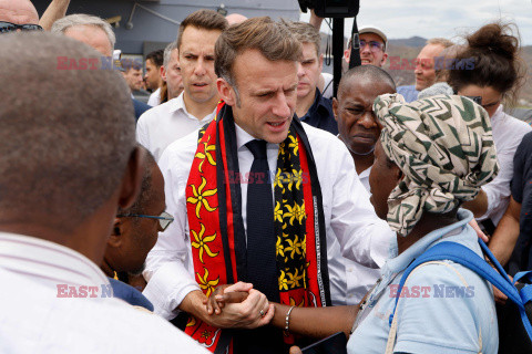 Prezydent Macron odwiedził Majottę