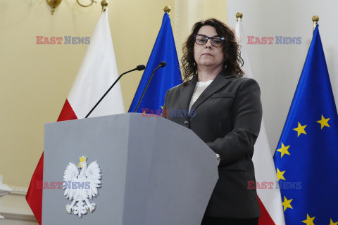 Konferencja Ministra Sprawiedliwości i Dyrektor Departamentu Prawa Europejskiego