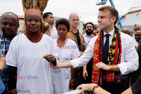 Prezydent Macron odwiedził Majottę