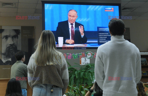 Doroczna konferencja Putina podsumowująca rok