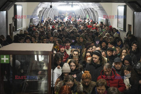 Rosyjski atak rakietowy na Kijów