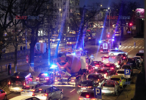 Wypadek na Targowej w Warszawie