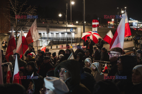 Protest przeciwko decyzji PKP, Gdańsk