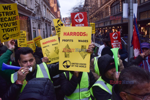 Strajk pracowników londyńskiego Harrodsa