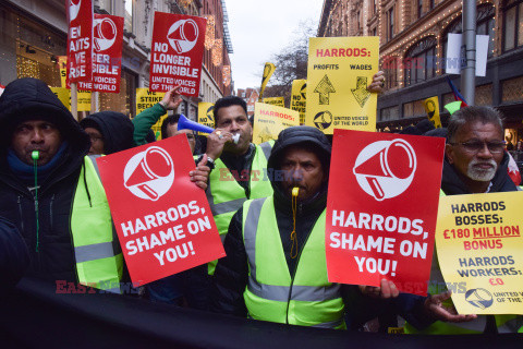 Strajk pracowników londyńskiego Harrodsa