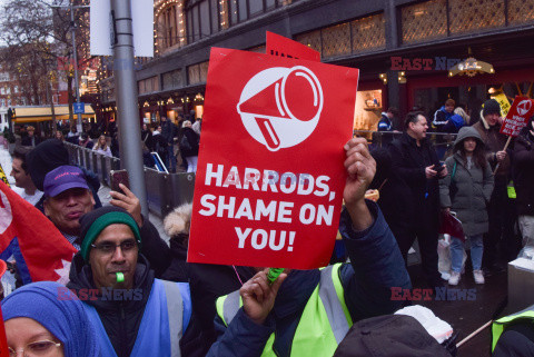 Strajk pracowników londyńskiego Harrodsa