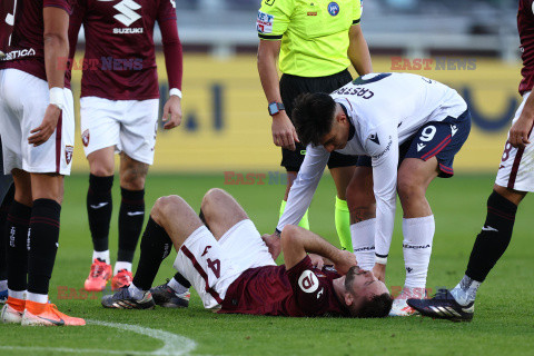 Sebastian Walukiewicz kontuzjowany podczas meczu Torino - Bologna