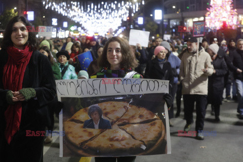 24. dzień protestów w Gruzji