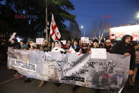 24. dzień protestów w Gruzji