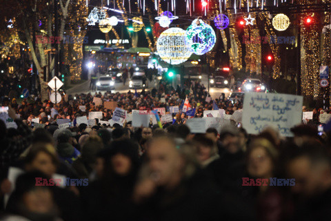 24. dzień protestów w Gruzji