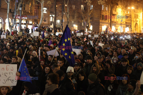 24. dzień protestów w Gruzji