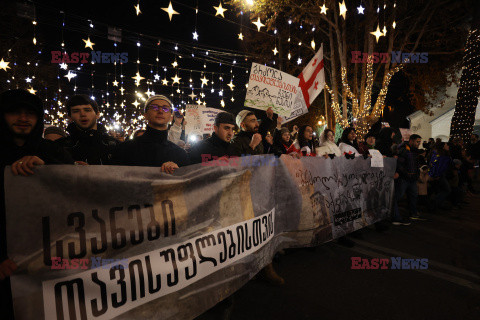 24. dzień protestów w Gruzji