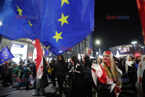 24. dzień protestów w Gruzji