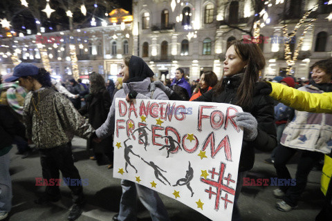 24. dzień protestów w Gruzji