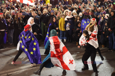 24. dzień protestów w Gruzji