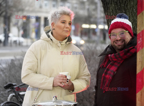 Świątecznie przed studiem DDTVN