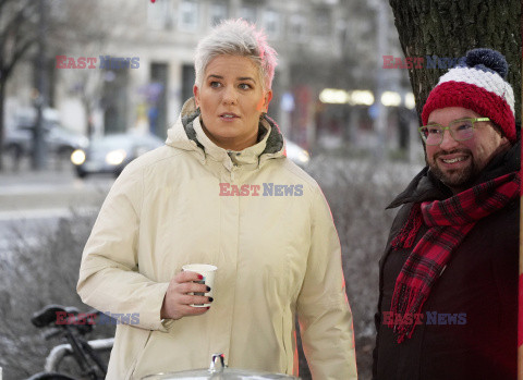 Świątecznie przed studiem DDTVN