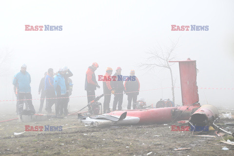 Helikopter rozbił sie o budynek szpitala w mieście Mugla w Turcji