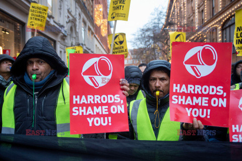 Strajk pracowników londyńskiego Harrodsa