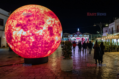 Zimowy festiwal światła w Alberobello