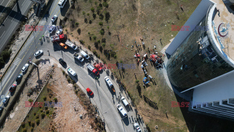 Helikopter rozbił sie o budynek szpitala w mieście Mugla w Turcji