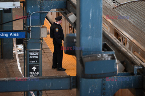 Podpalenie kobiety na stacji metra Coney  Island