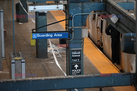 Podpalenie kobiety na stacji metra Coney  Island