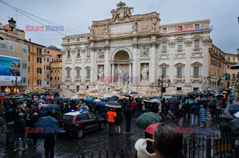 Fontanna di Trevi w Rzymie po renowacji