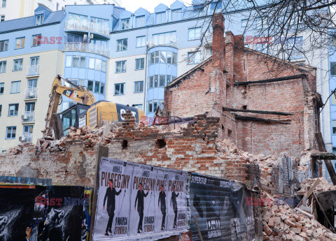 Zburzono najstarszą wolską kamienicę