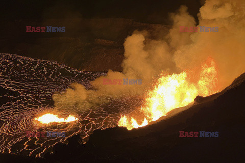 Erupcja wulkanu Kilauea na Hawajach