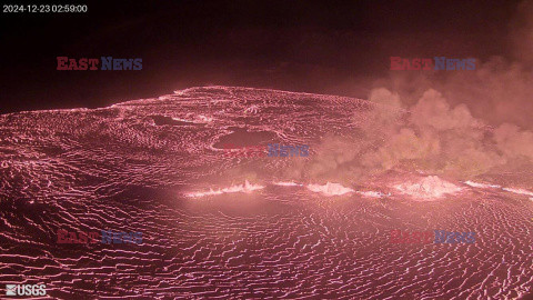 Erupcja wulkanu Kilauea na Hawajach