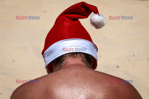 Boże Narodzenie na Bondi Beach w Australii