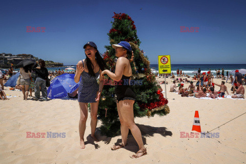 Boże Narodzenie na Bondi Beach w Australii