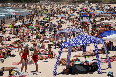 Boże Narodzenie na Bondi Beach w Australii