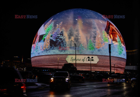 Świąteczna Sfera w Las Vegas