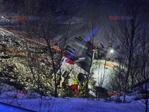 Tragiczny wypadek autokaru w Norwegii